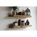 Gracie Oaks Joao 2 Piece Solid Wood Floating Shelf w/ Reclaimed Wood in Brown | 2 H x 30 W x 4.5 D in | Wayfair D4EFF67FA05D4738951FD6DCDE2BED2B