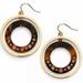 Kate Spade Jewelry | Kate Spade Out Of Her Shell Circle Drop Earrings | Color: Brown/Gold | Size: Os