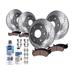 2007-2010 Saturn Outlook Front and Rear Brake Pad and Rotor Kit - Detroit Axle