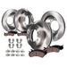 2007-2010 Chevrolet Silverado 3500 HD Front and Rear Brake Pad and Rotor Kit - Detroit Axle