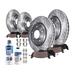 2008-2011 Dodge Grand Caravan Front and Rear Brake Pad and Rotor Kit - Detroit Axle