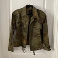 Anthropologie Jackets & Coats | Anthropologie Sanctuary Utility Camo Jacket Nwt | Color: Brown/Green | Size: S