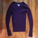 American Eagle Outfitters Sweaters | American Eagle Purple Cable Knit Sweater | Color: Purple | Size: M