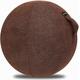 XGYLVFEI home, office, yoga, stability and fitness exercise ball, brown Chenille sitting ball, with handle 65CM