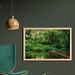 East Urban Home Ambesonne Jungle Wall Art w/ Frame, Deep Forest w/ Wooden Pier & River Refreshing Exotic Nature Wild Image | Wayfair