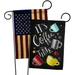 Breeze Decor Its Coffee Time 2-Sided Polyester 19 H x 13 W Garden Flag in Black/Brown | 18.5 H x 13 W in | Wayfair