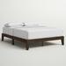 Andover Mills™ Frasher Platform Bed Wood in Brown | 12 H x 59.53 W x 74.53 D in | Wayfair 2C73A674D1D749C08AAD2DFAC16E38C8