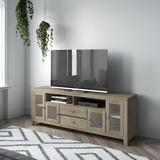 Lark Manor™ TV Stand for TVs up to 78" Wood in Gray | 26 H in | Wayfair D8AF1F04AD234EE5AD3D78BD3A019DCD