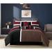 Ivy Bronx Brendel Microfiber 7 Piece Comforter Set Polyester/Polyfill/Microfiber in Red | King Comforter + 6 Additional Pieces | Wayfair