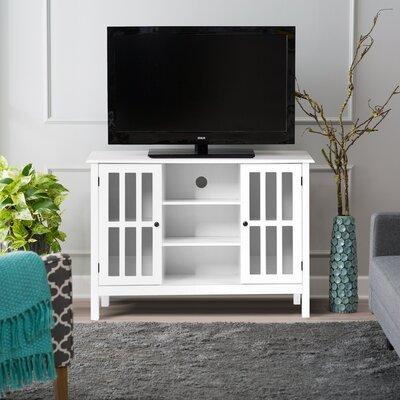 Gracie Oaks Cardone Modern Wooden TV Stand Console Cabinet for 50 Inches TV Wood in White | 30 H in | Wayfair 94D694D099DD4846A49CDC7C1E1D4511