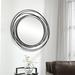 Willa Arlo™ Interiors Moberly Modern & Contemporary Beveled Accent Mirror Metal in Black | 39.5 H x 39.5 W x 1 D in | Wayfair