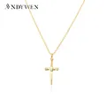 ANDYWEN – collier avec pendentif en argent Sterling 925 petite épée en or longue chaîne simple