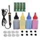 Kit d'outils de cartouche de poudre de toner de recharge + puce 4 pièces pour CLT-3306FN de