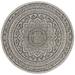 SAFAVIEH Courtyard Fran Mandala Indoor/ Outdoor Waterproof Patio Backyard Rug