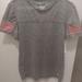 American Eagle Outfitters Tops | American Eagle Ae Active Flex Shirt | Color: Gray/Red | Size: S