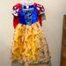 Disney Costumes | Disney Snow White Floral Gown | Color: Yellow | Size: 7/8