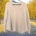 Anthropologie Sweaters | Moth Anthropologie Chunky Sweater Zipper Accent | Color: Cream | Size: M