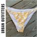 Urban Outfitters Swim | 3/$30 Nwot Urban Outfitters High Waisted Bikini Bottoms | Color: White/Yellow | Size: M