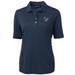 Women's Cutter & Buck Navy Houston Texans Virtue Eco Pique Recycled Polo