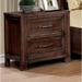 2 Drawer Nightstand with Antique Drawer Pulls