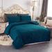 Fleece/ Sherpa Down Alternative 3-piece Comforter Set