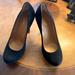 Gucci Shoes | Authentic Gucci Black Suede Heels, 36.5. 6 1/2. | Color: Black | Size: 6.5