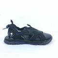 Nike Shoes | Nike Mens Selway Sport Sandals Black Blue Cut Out Bungee Lace Slip On 6 | Color: Black | Size: 6