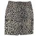 J. Crew Skirts | J. Crew | Skirt Animal Print Pencil Size 0 | Color: Black/White | Size: 0