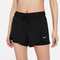 NIKE Damen DF FLX ESS 2-IN-1 SHRT, Größe XXL in Schwarz