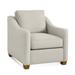 Armchair - Braxton Culler Oliver 33" Wide Armchair Fabric in Gray/Brown | 37 H x 33 W x 39 D in | Wayfair 731-001/0851-94/HAVANA