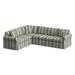 Gray Sectional - Braxton Culler Bedford 117" Wide Corner Sectional Polyester/Upholstery | 38 H x 117 W x 94 D in | Wayfair