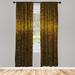 East Urban Home Microfiber Floral Semi-Sheer Rod Pocket Curtain Panels Microfiber | 63 H in | Wayfair 2577D458D1A446048C36E39F894ED976