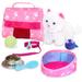 Sophia's Doll Kitten & Carrier Set Plastic in White | 23 H x 8 W x 20 D in | Wayfair JL-KA-UPC