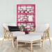 David Francis Furniture Tibet Etagere Wood in Pink | 72 H x 36 W x 16 D in | Wayfair L6087-S139