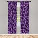 East Urban Home Microfiber Floral Semi-Sheer Rod Pocket Curtain Panels Microfiber | 63 H in | Wayfair 228A9EB6DA61407890D1A3FC076839C2