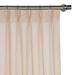 Eastern Accents Palapa Solid Semi-Sheer Pinch Pleat Single Curtain Panel Polyester in White | 96 H in | Wayfair 7V8-CUB-212-PP