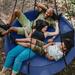 Hangout Pod Circular Family Hammock Pod in Blue | 70 H x 70 W x 70 D in | Wayfair HAB18BKIB