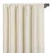 Eastern Accents Edris Faux Silk Solid Room Darkening Rod Pocket Single Curtain Panel Polyester in White | 84 H in | Wayfair 7V8-CUA-164-RP