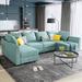 Blue Sectional - Latitude Run® U Shaped Modular Sectional Sofa w/ Chaise Reversible Upholstered Sectional Couch Polyester | Wayfair
