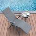 Freeport Park® Brentwood Reclining Zero Gravity Chair Metal in Black/Gray | 43 H x 23.5 W x 29 D in | Wayfair 9A15876ABC95469FB9B12B060E92C362