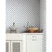 York Wallcoverings French Scallop 33' L x 20.5" W Wallpaper Roll in Gray/White | 20.5 W in | Wayfair CV4459