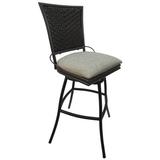 Red Barrel Studio® 30" Patio Bar Stool, Rattan in Brown | 48 H x 21 W x 20 D in | Wayfair 11892E5DAF704DDBA5DBE2D69D038B96