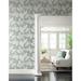 York Wallcoverings King Palm Silhouette 33' L x 20.5" W Wallpaper Roll in Gray/White | 20.5 W in | Wayfair CV4412