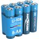 FR06 Mignon (AA)-Batterie Lithium 2850 mAh 1.5 v 8 St. - Ansmann