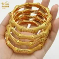 Bracelets en or 24 carats pour femmes bracelets indiens bijoux africains de Dubaï bracelet de