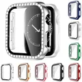 Apple Watch Case Diamond PC Protector Bumper iWatch Accessor Series 7 6 SE 5 4 3 2 45mm