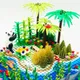 Décennie s de construction de plantes d'arbres pour enfants jouets en brique MOC pièces