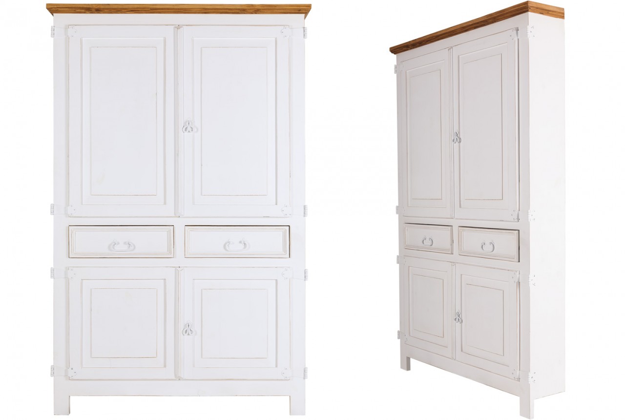 Eck-Schrank - 4 Türen, 2 Schübe Image