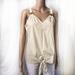 Michael Kors Tops | Michael Kors Sleeveless Top(C-1) | Color: White/Yellow | Size: S