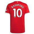 Manchester United FC Official Mens Rashford 10 Home Kit Shirt 4XL